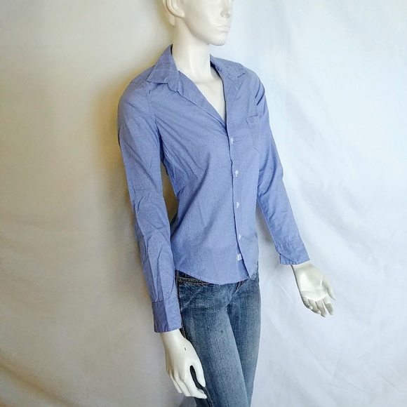 Frank & Eileen Barry Gingham Button Down Shirt - Picture 2 of 8